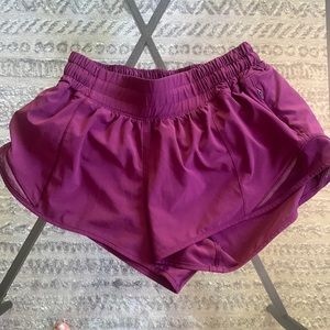 RARE lululemon hotty hot shorts